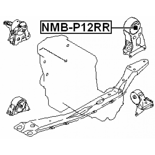 NMB-P12RR - Engine Mounting 