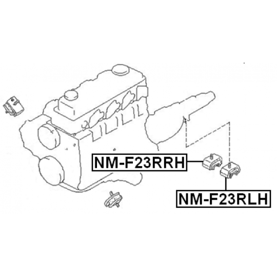 NM-F23RLH - Engine Mounting 