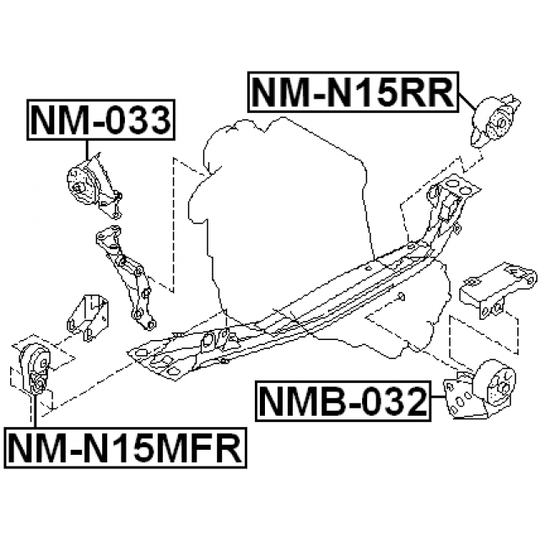 NM-N15RR - Engine Mounting 