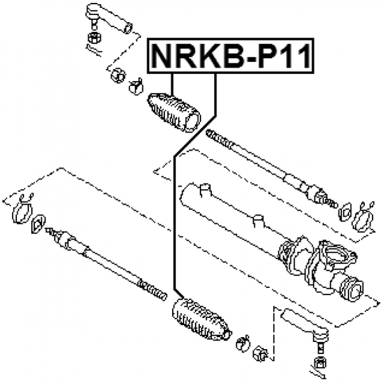 NRKB-P11 - Bellow, steering 