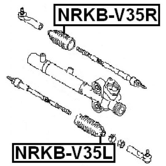 NRKB-V35R - Bellow, steering 