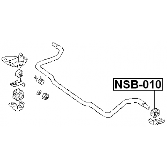 NSB-010 - Stabiliser Mounting 