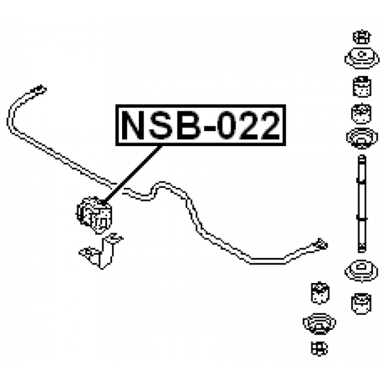 NSB-022 - Stabiliser Mounting 