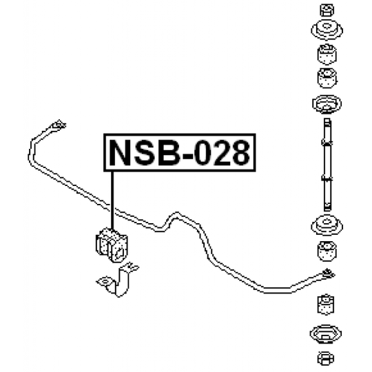 NSB-028 - Kinnitus, stabilisaator 