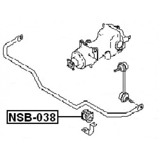 NSB-038 - Stabiliser Mounting 