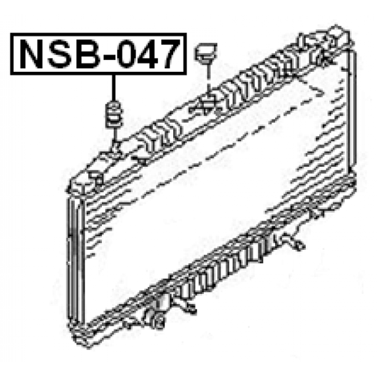 NSB-047 - Mounting, radiator 