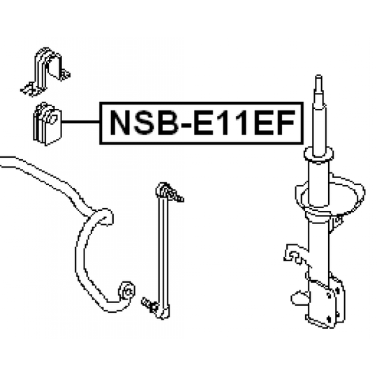 NSB-E11EF - Stabiliser Mounting 