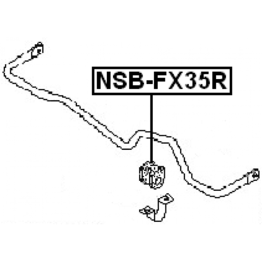 NSB-FX35R - Stabiliser Mounting 