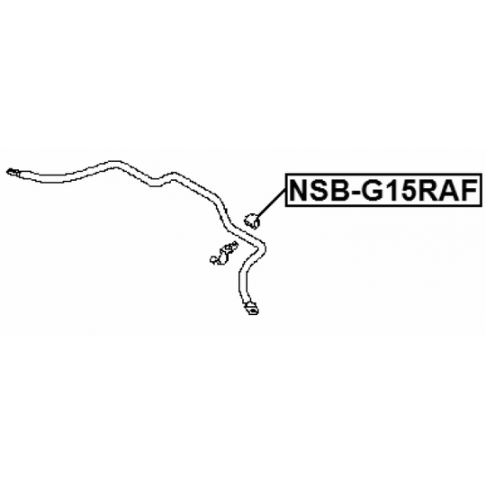 NSB-G15RAF - Laagripuks, stabilisaator 