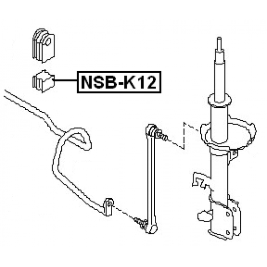 NSB-K12 - Stabiliser Mounting 