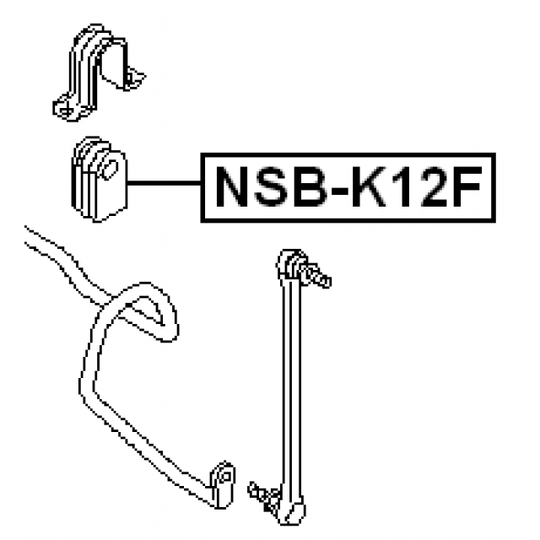 NSB-K12F - Stabiliser Mounting 