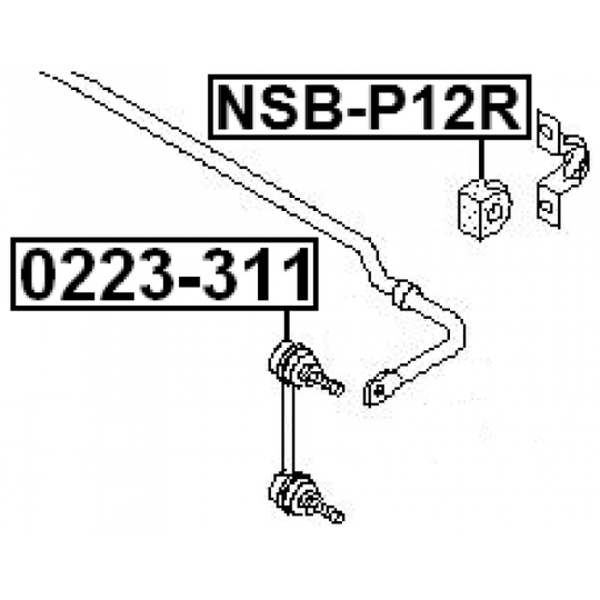 NSB-P12R - Stabiliser Mounting 