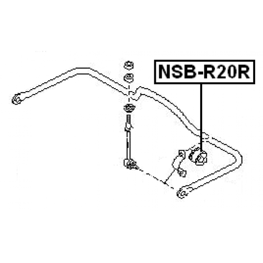 NSB-R20R - Stabiliser Mounting 