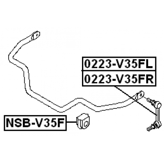 NSB-V35F - Stabiliser Mounting 