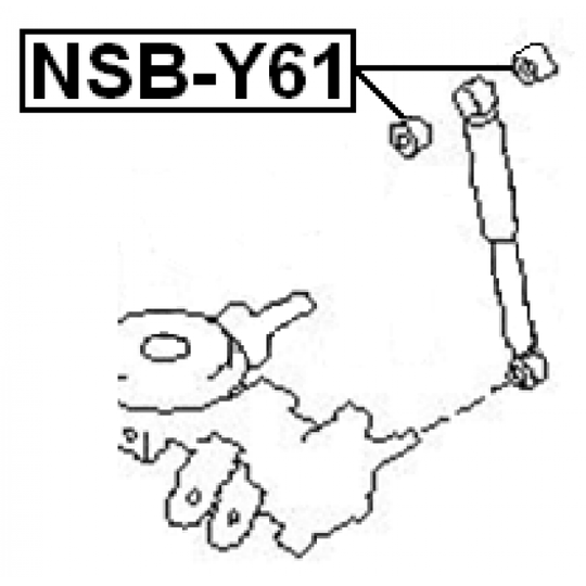 NSB-Y61 - Välilevy, iskunvaimennin 