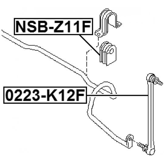 NSB-Z11F - Stabiliser Mounting 