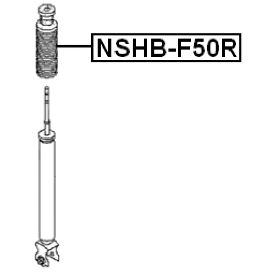 NSHB-F50R - Suojus/palje, iskunvaimentaja 