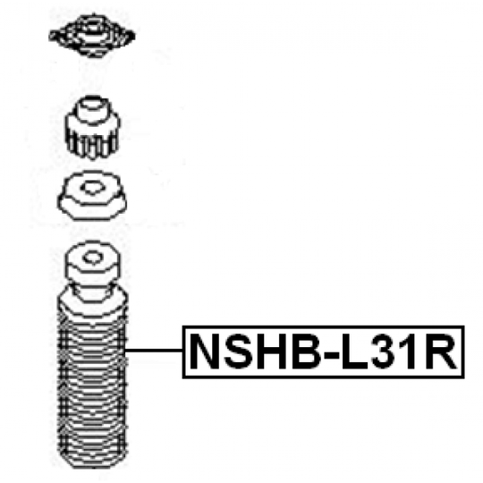 NSHB-L31R - Kaitsemüts / kaitsekumm, amort 