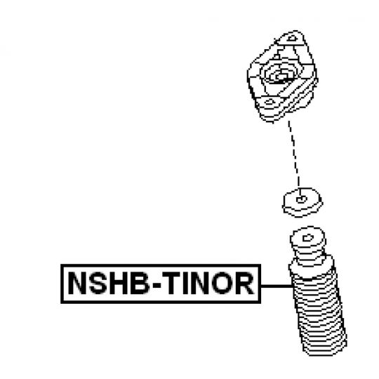 NSHB-TINOR - Suojus/palje, iskunvaimentaja 