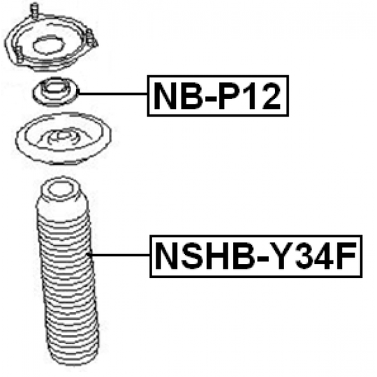 NSHB-Y34F - Kaitsemüts / kaitsekumm, amort 