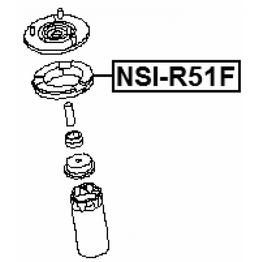 NSI-R51F - Fjäderbricka 