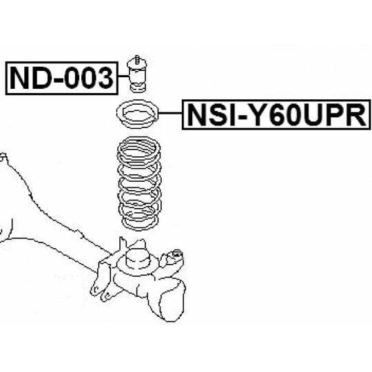 NSI-Y60UPR - Spring Cap 