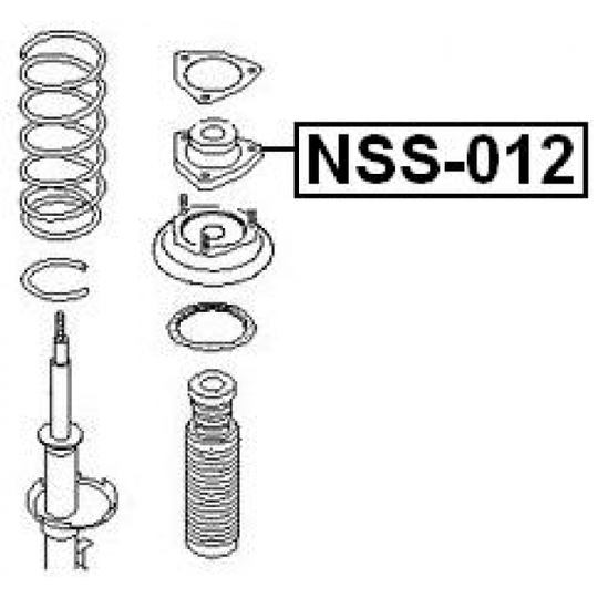 NSS-012 - Mounting, shock absorbers 