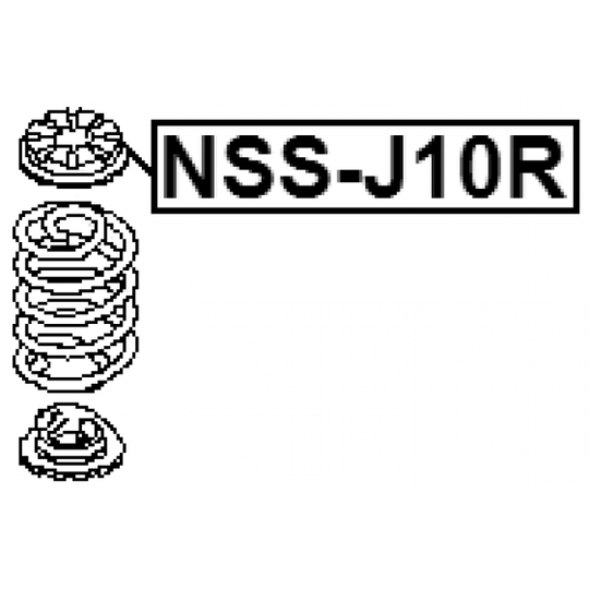 NSS-J10R - Spring Cap 