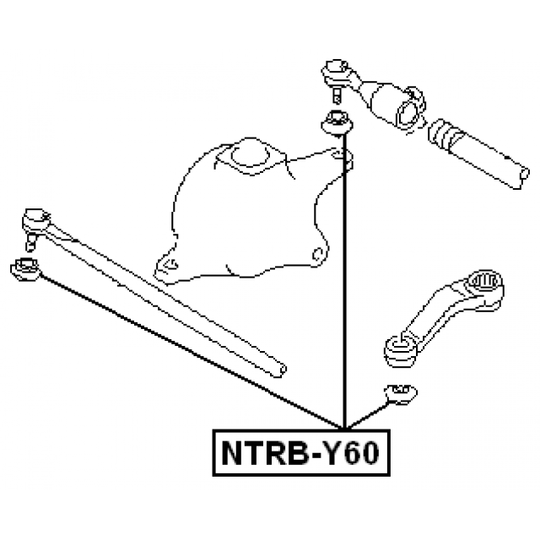 NTRB-Y60 - Repair Kit, tie rod end 