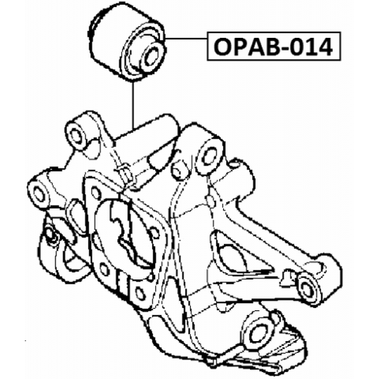 OPAB-014 - Bush, control arm mounting 