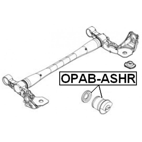 OPAB-ASHR - Mounting, axle beam 