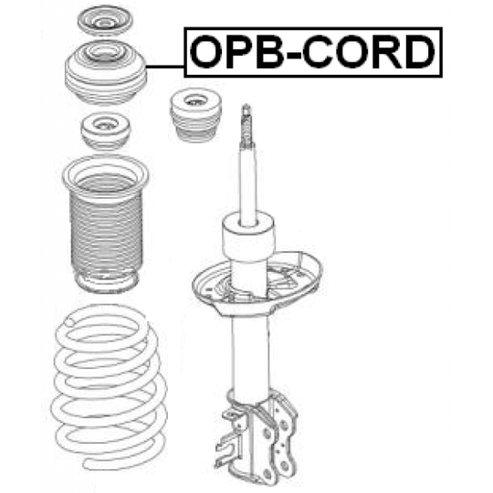 OPB-CORD - Montering, stötdämpare 