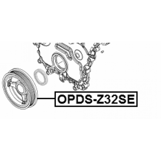 OPDS-Z32SE - Rihmaratas, väntvõll 