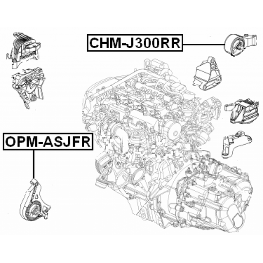 OPM-ASJFR - Motormontering 