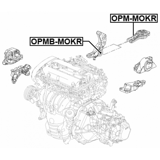 OPMB-MOKR - Engine Mounting 