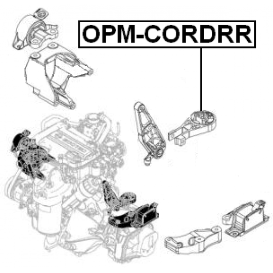 OPM-CORDRR - Engine Mounting 