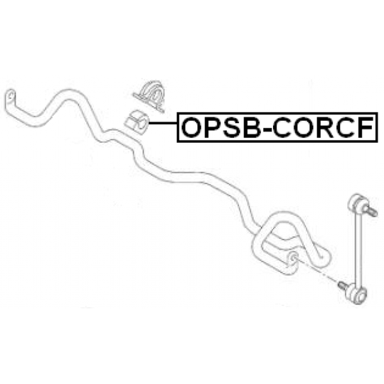 OPSB-CORCF - Bussning, krängningshämare 
