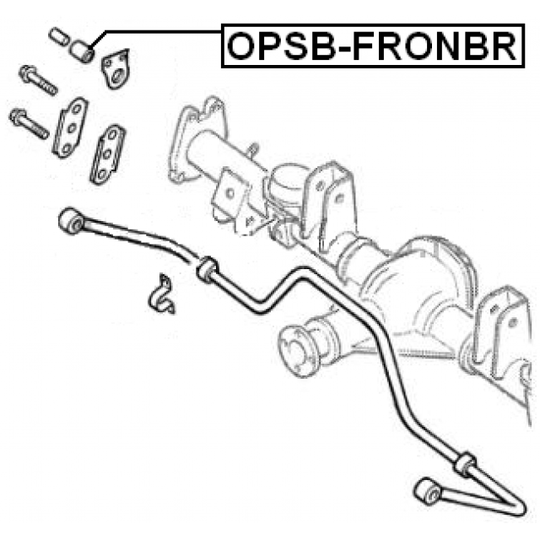 OPSB-FRONBR - Stabiliser Mounting 