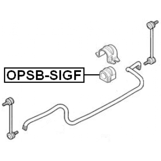 OPSB-SIGF - Bussning, krängningshämare 