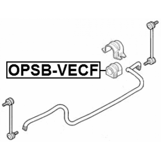 OPSB-VECF - Bearing Bush, stabiliser 
