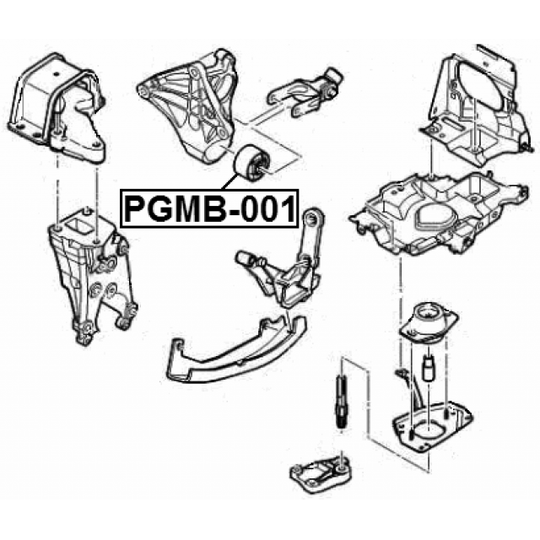 PGMB-001 - Paigutus, Mootor 