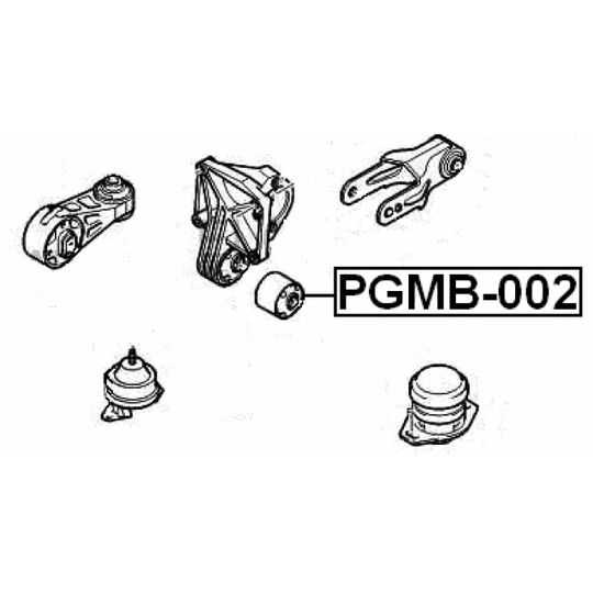 PGMB-002 - Paigutus, Mootor 