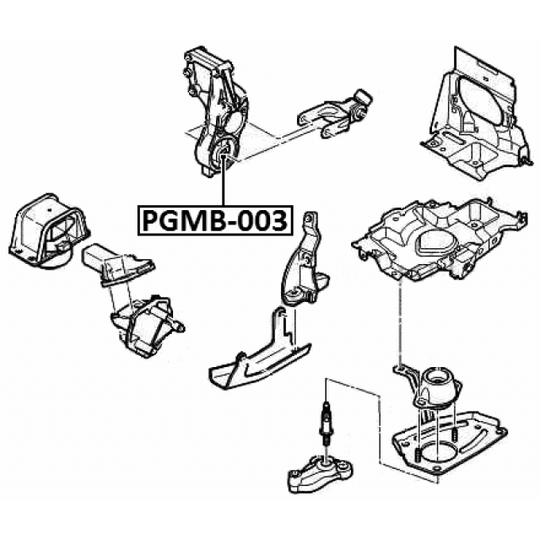 PGMB-003 - Motormontering 