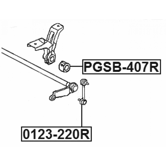 PGSB-407R - Kinnitus, stabilisaator 