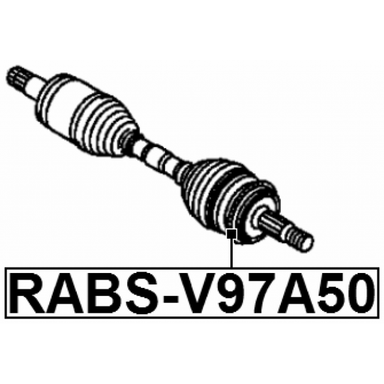 RABS-V97A50 - Sensor Ring, ABS 