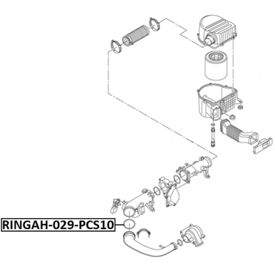 RINGAH-029-PCS10 - Tiivisterengas, ahtoilmaletku 