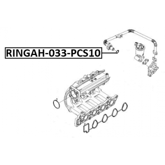 RINGAH-033-PCS10 - O-Ring Repair Set 