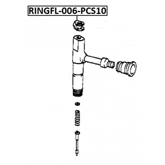 RINGFL-006-PCS10 - Rõngastihend, sissepritseklapp 