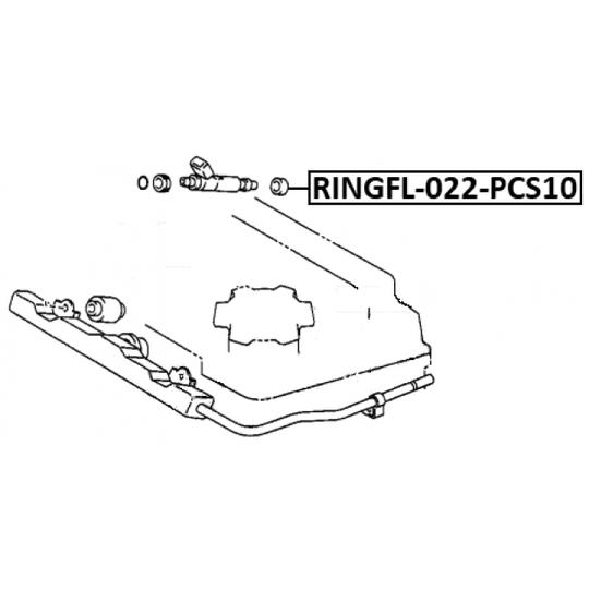 RINGFL-022-PCS10 - O-ring, instrutning 