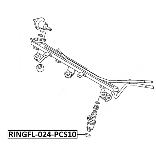 RINGFL-024-PCS10 - Seal Ring, injector 